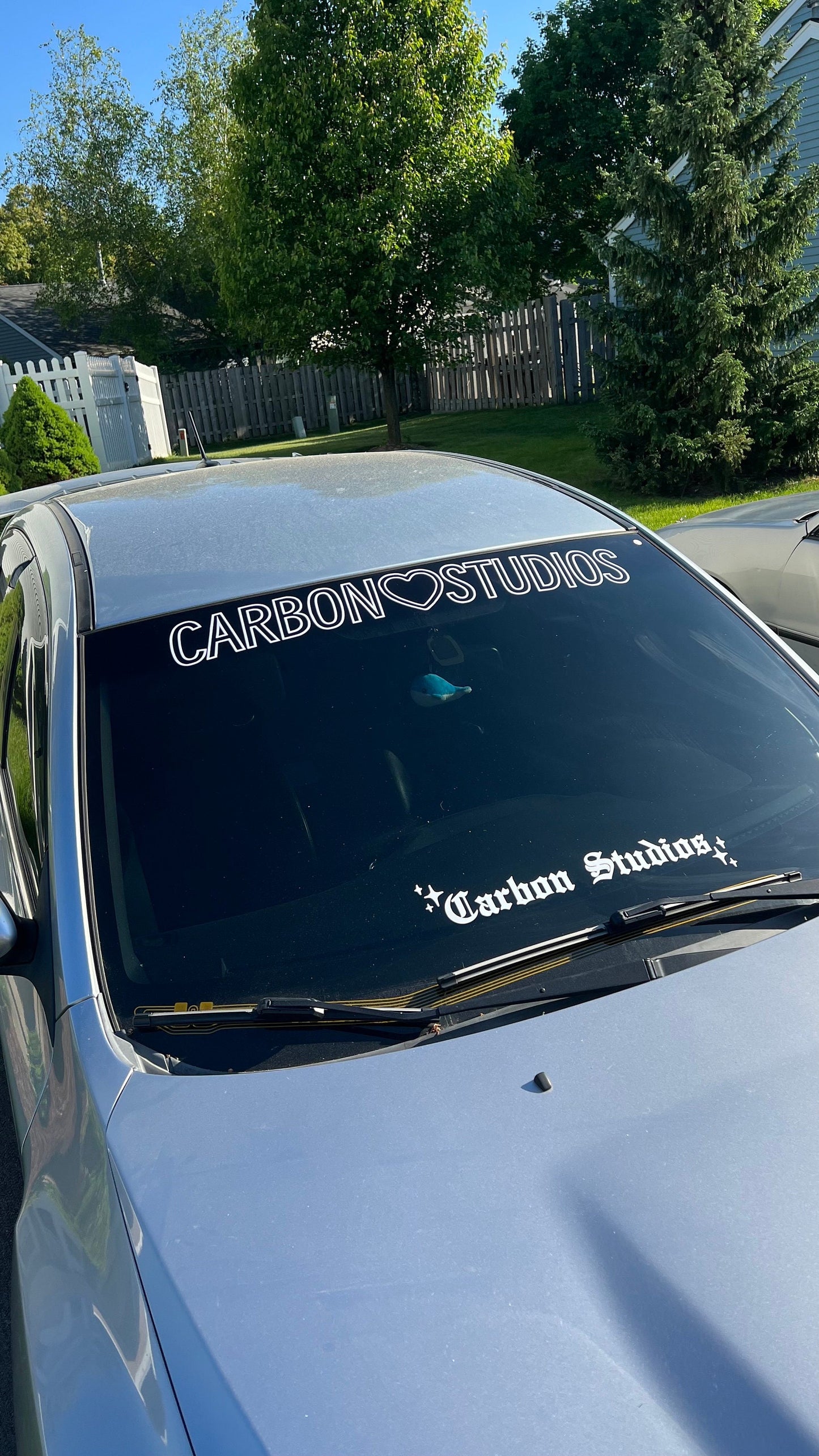 Heart Carbon Studios Windshield Banner