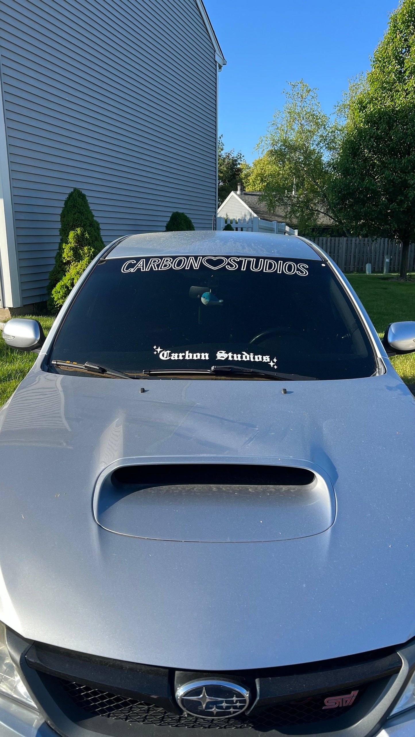 Heart Carbon Studios Windshield Banner