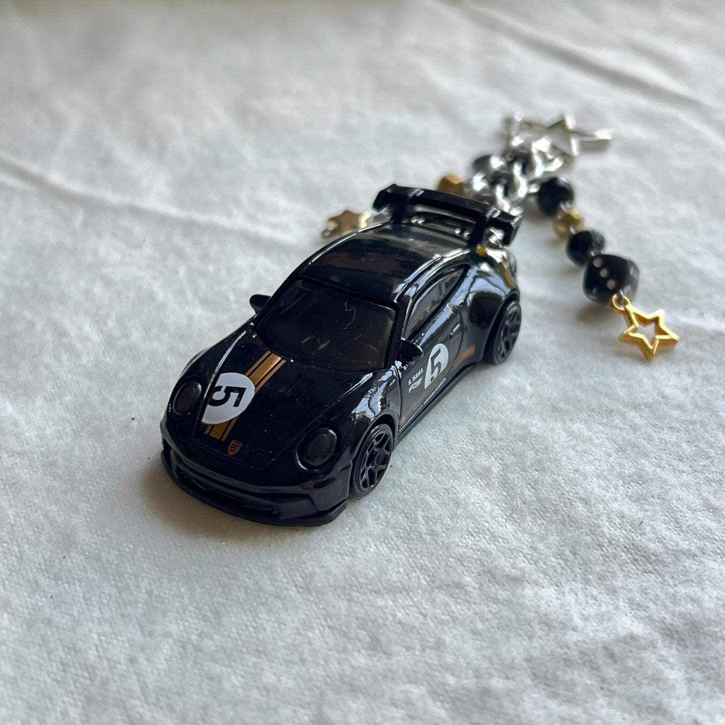 Porsche 911 GT3 Beaded Keychain