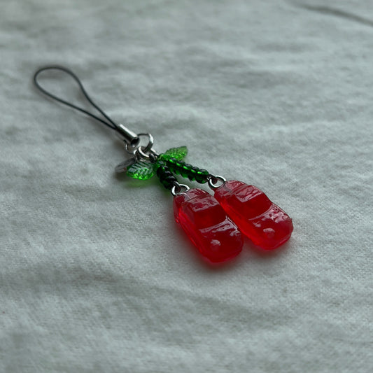 Cherry Miata 2.0 Beaded Phone Charm