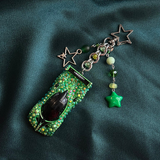 Rhinestone Pagani Zonda Beaded Keychain