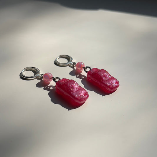 Raspberry NA Miata Earrings