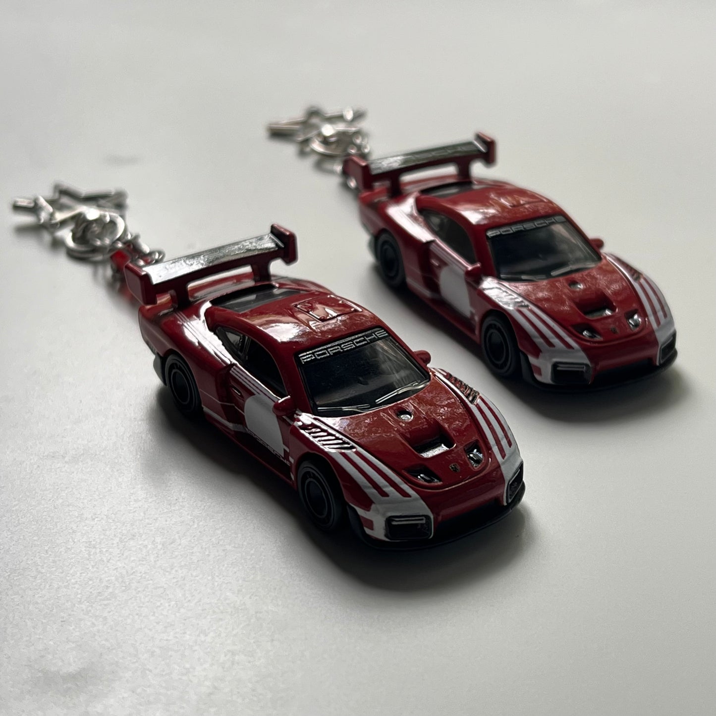 Porsche 935 Beaded Keychain