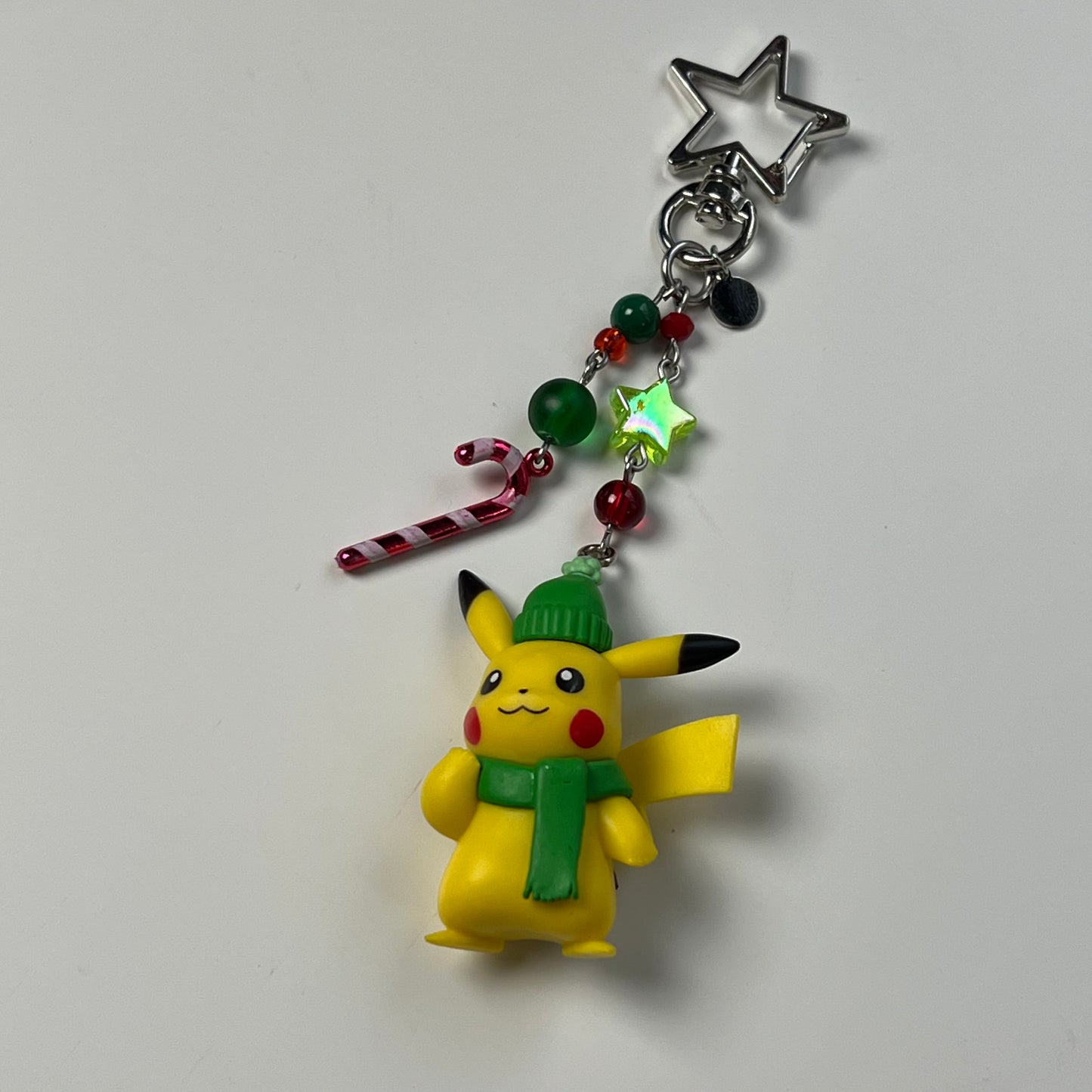 Winter Pika Beaded Keychain