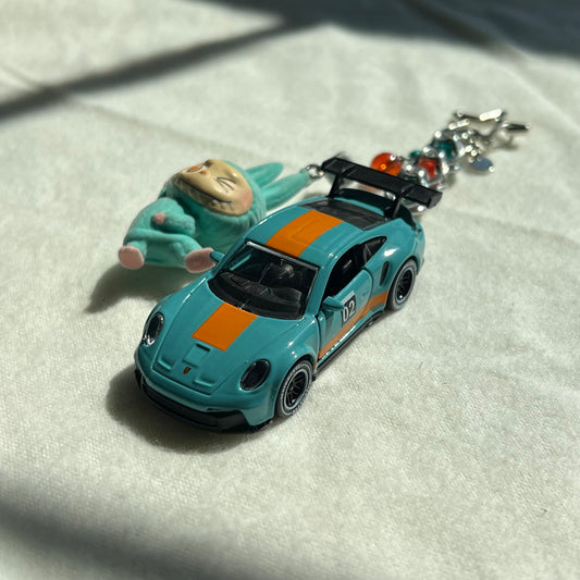 Porsche 911 992 GT3 Cup x Monster Beaded Keychain