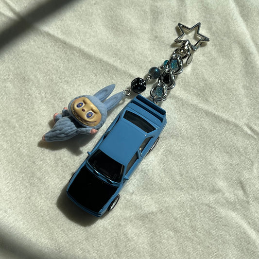 BMW E30 x Monster Beaded Keychain