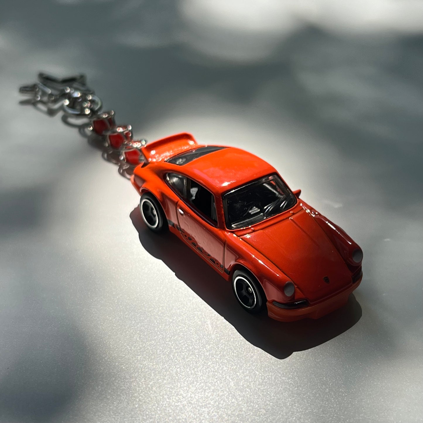 Porsche 911 Carrera RS 2.7 Beaded Keychain