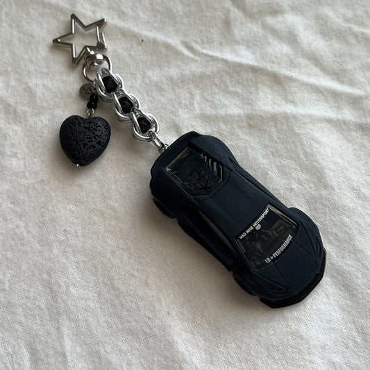 Lamborghini Beaded Keychain