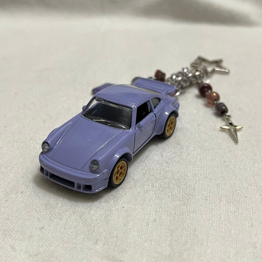 Porsche 934 Beaded Keychain