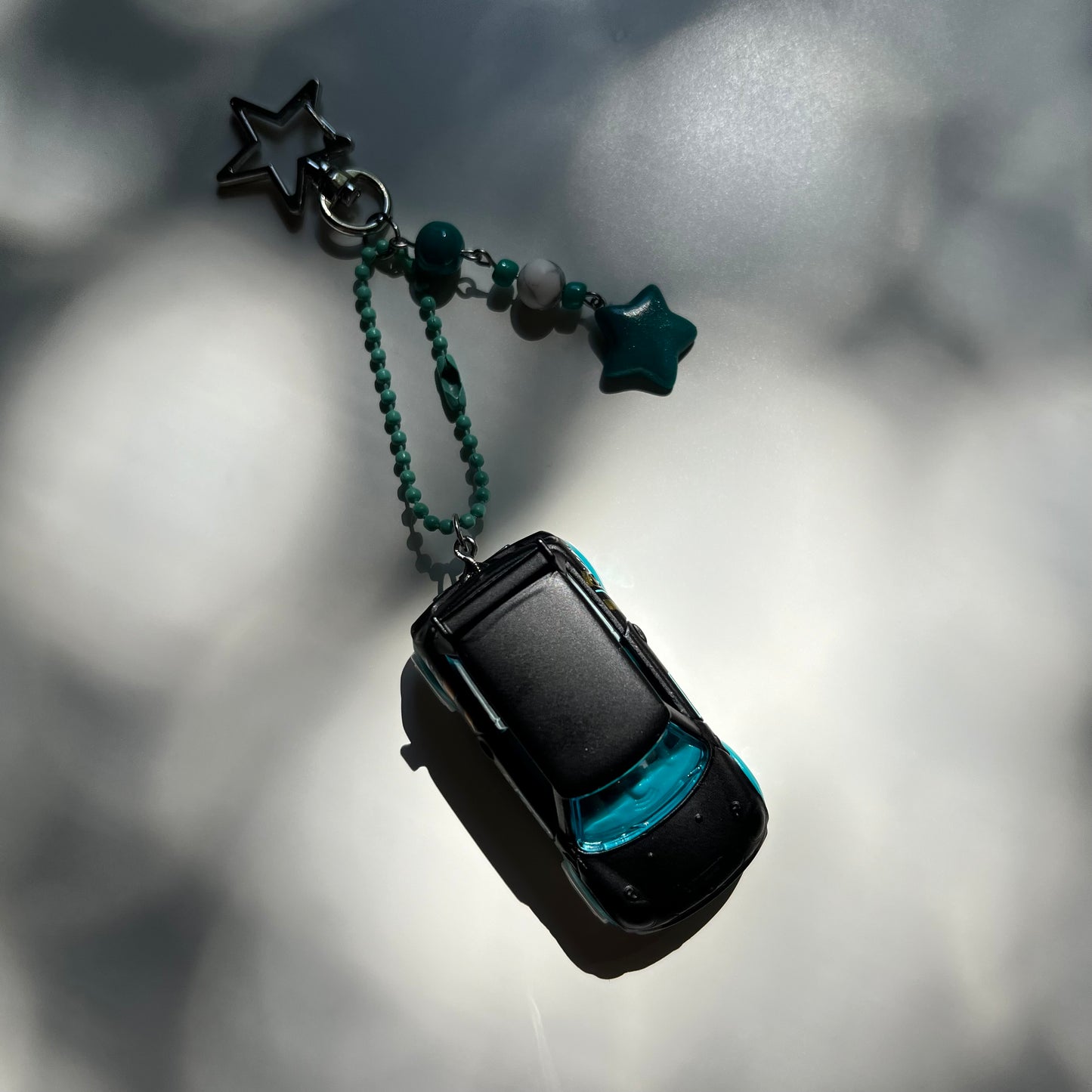 Mini Cooper S Challenge Beaded Keychain