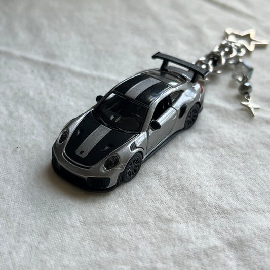 Porsche 911 GT2 Beaded Keychain