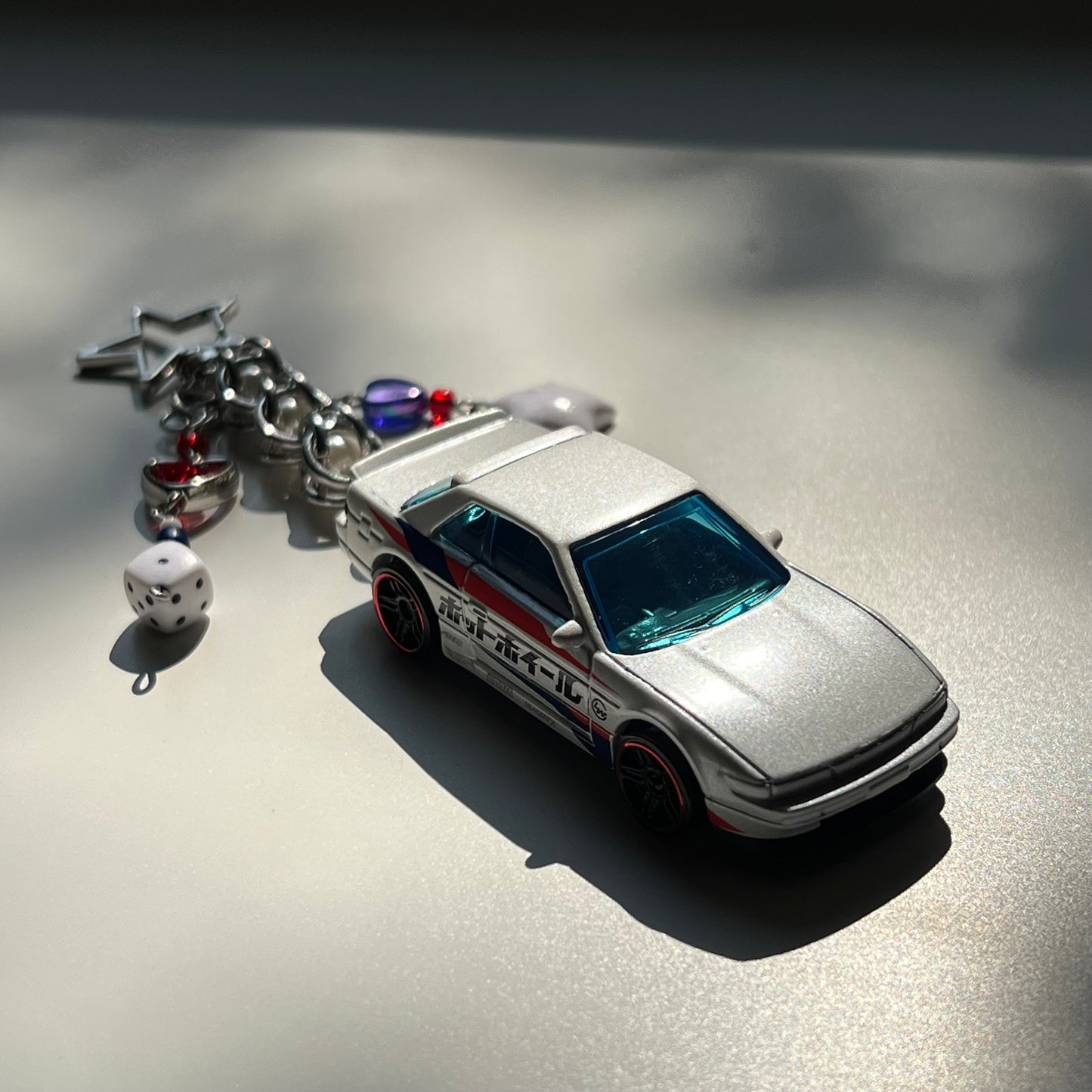 Nissan Silvia (S13) Beaded Keychain