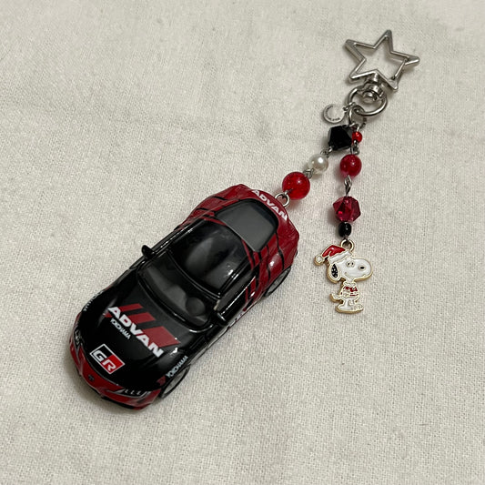 2023 Toyota GR Supra x Puppy Beaded Keychain
