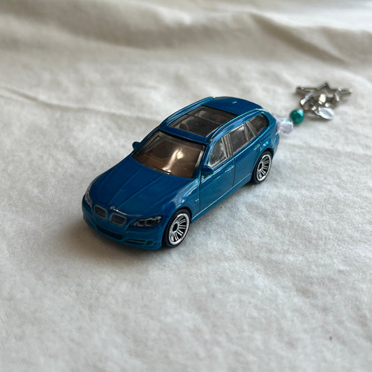 BMW Wagon Beaded Keychain