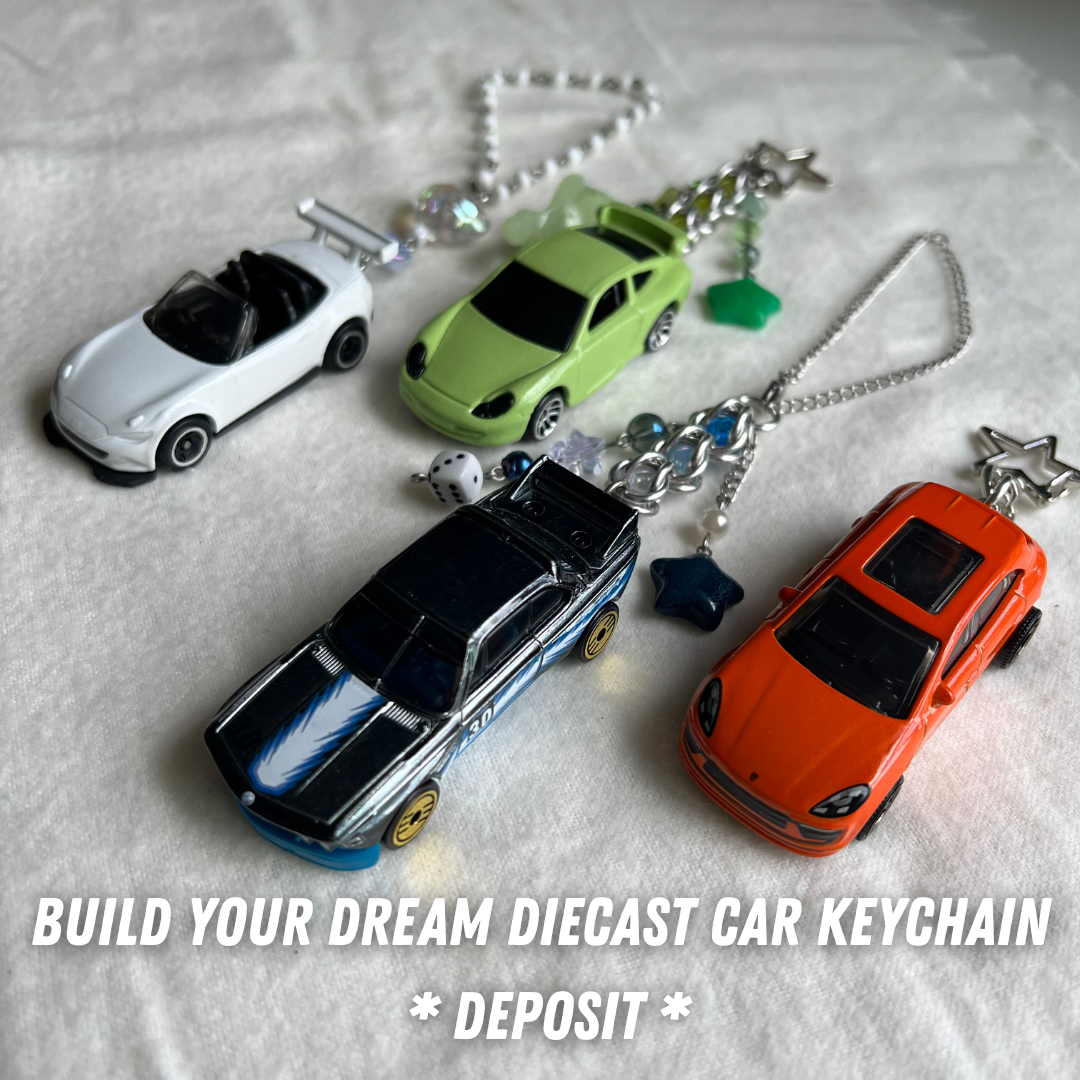 Build Your Dream Diecast Car Keychain - DEPOSIT (Custom Order)