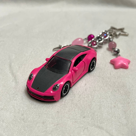 Porsche 911 Carrera 4S Beaded Keychain