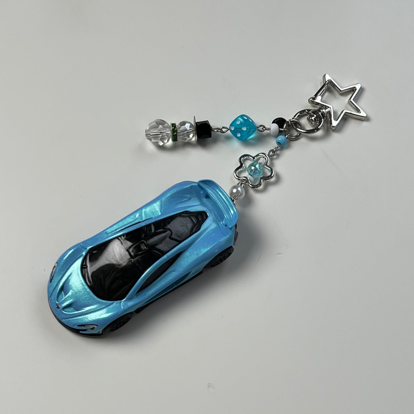 McLaren P1 Beaded Keychain