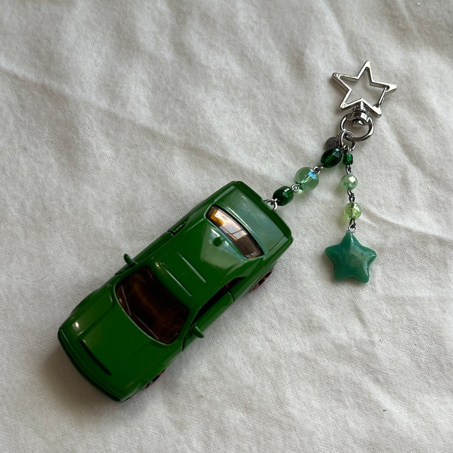 Challenger Beaded Keychain