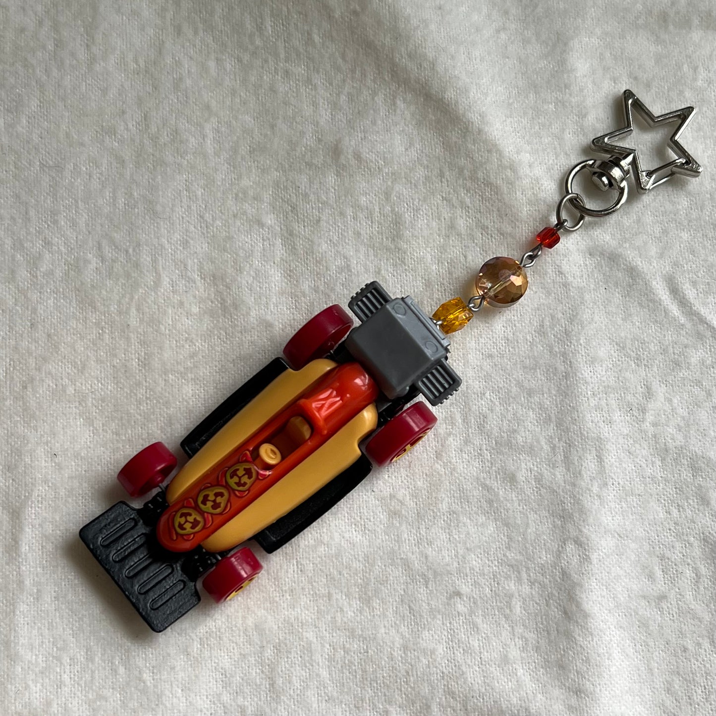 Street Weiner Beaded Keychain