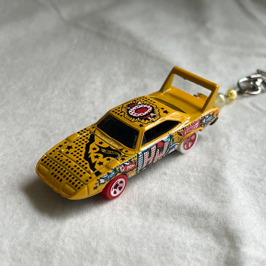 ‘70 Plymouth Superbird Beaded Keychain