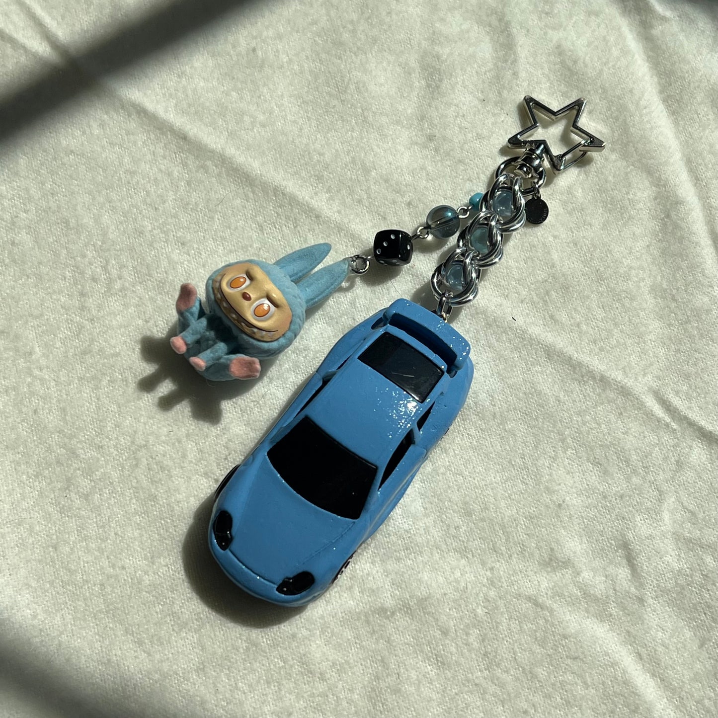 Porsche 911 GT3 Cup x Monster Beaded Keychain