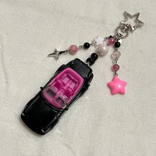 Porsche 911 Turbo Cabriolet Beaded Keychain