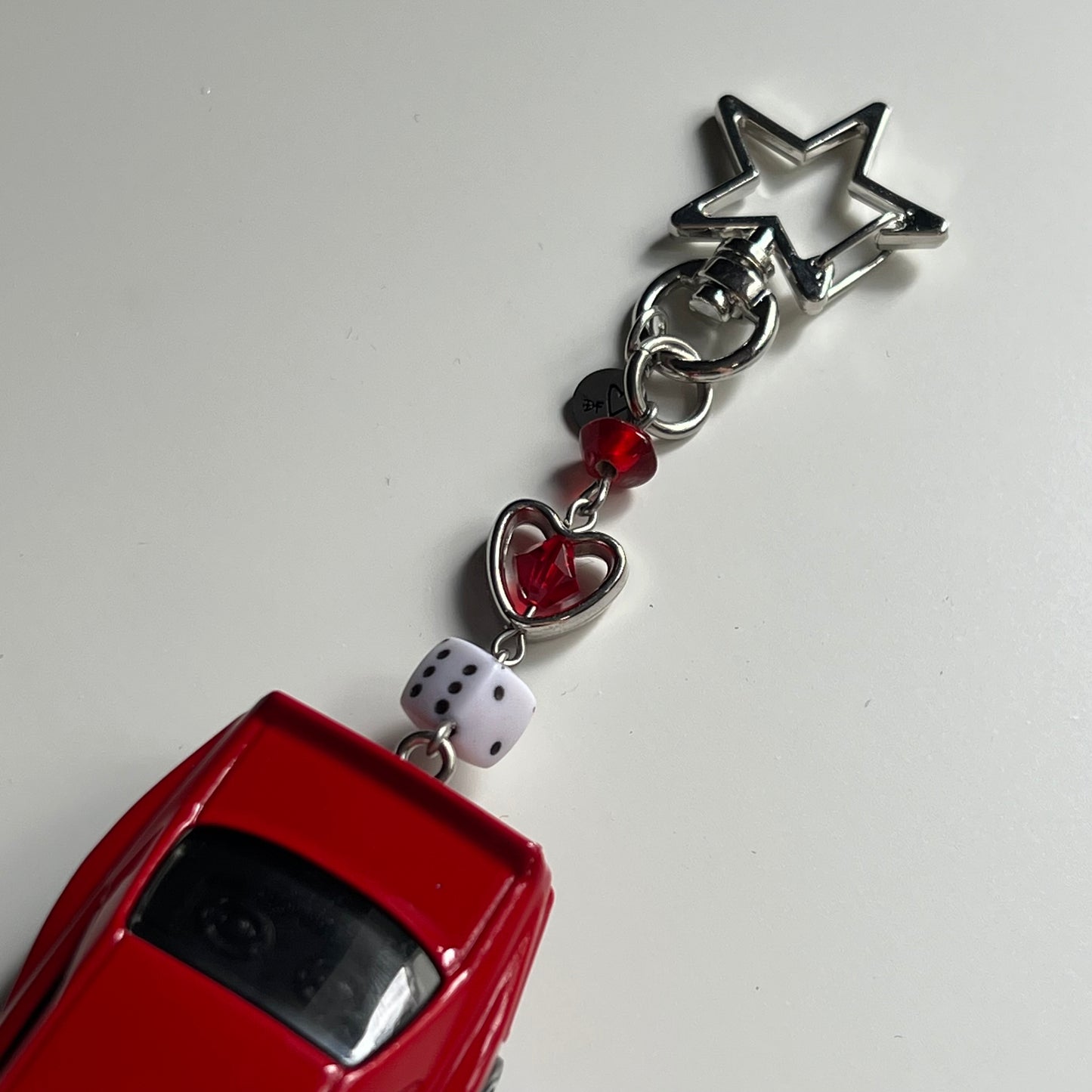 1989 Mercedes-Benz 560 SEC AMG Beaded Keychain