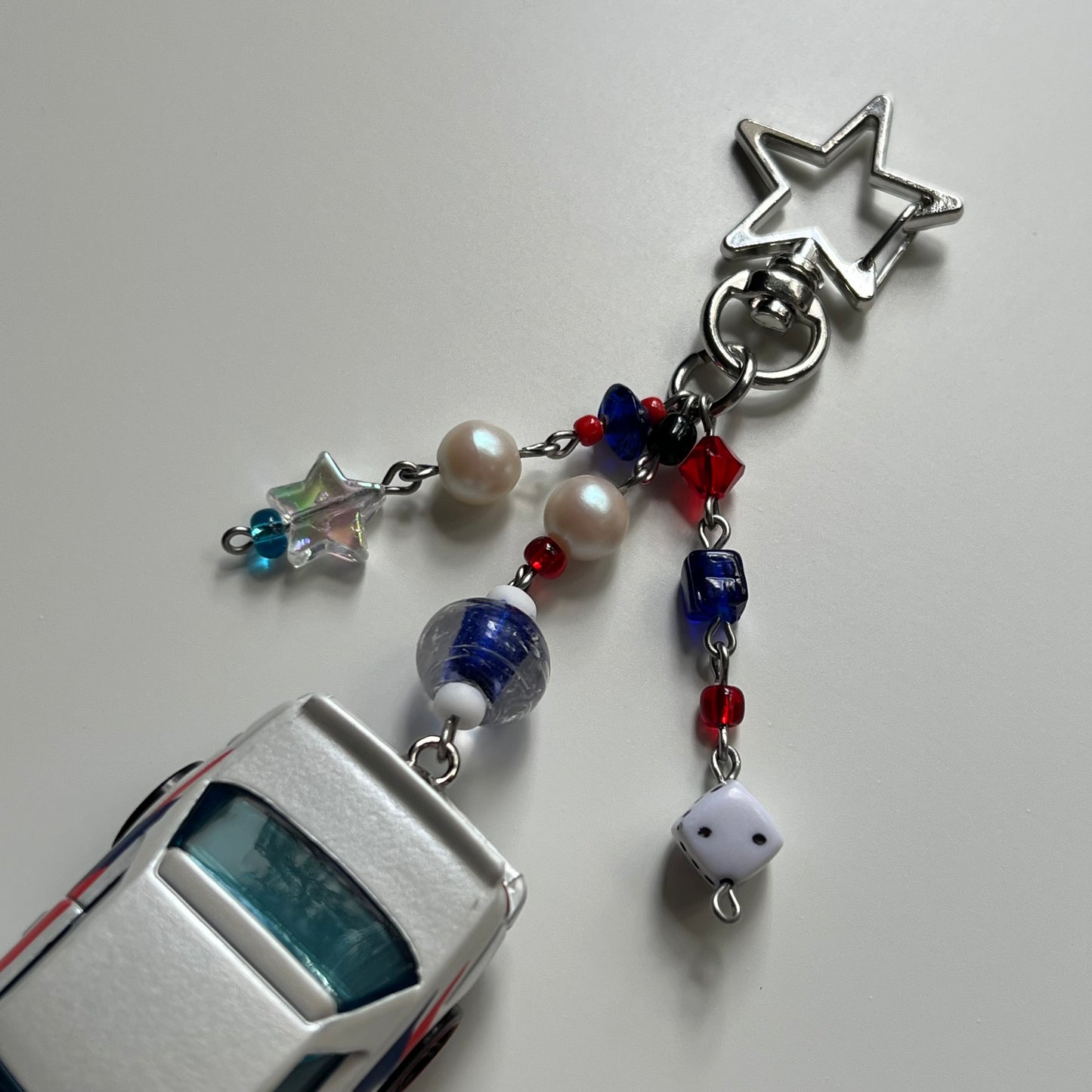 Nissan Silvia (S13) Beaded Keychain