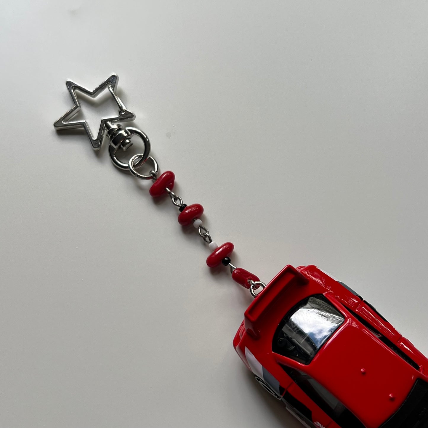 Audi 90 Quattro Beaded Keychain