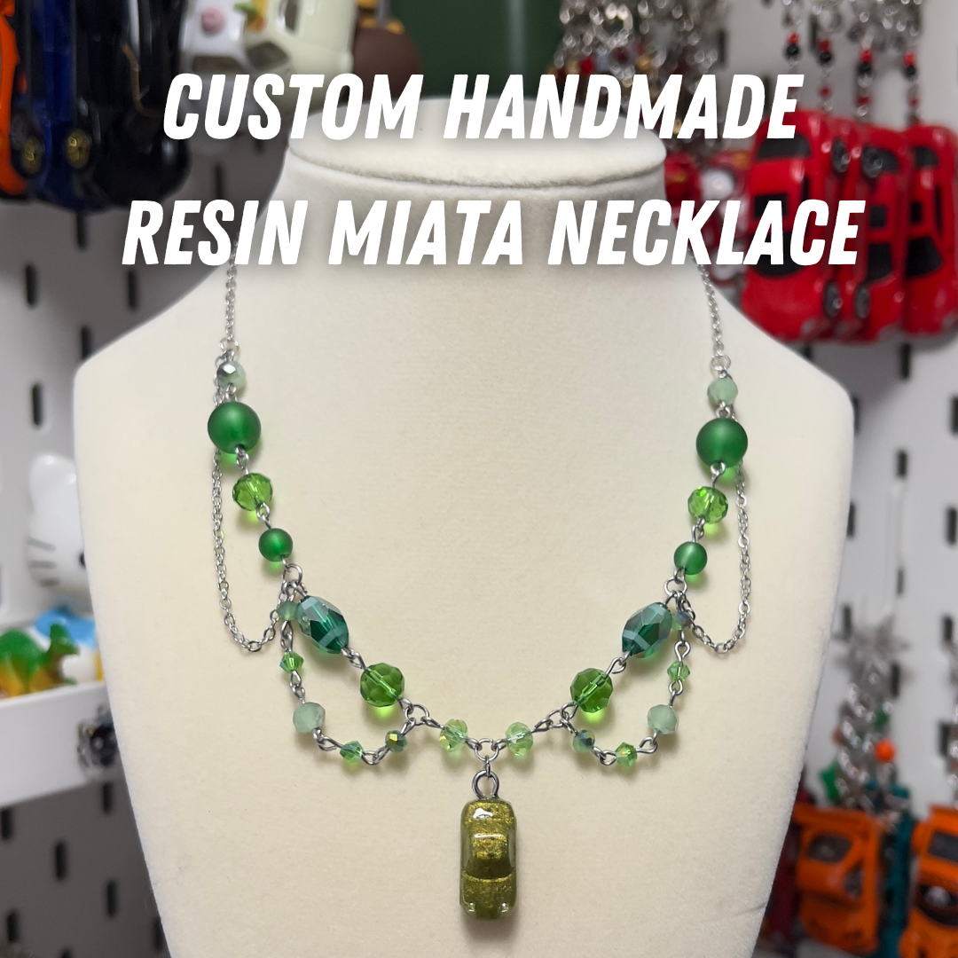 Custom Resin Miata Necklace