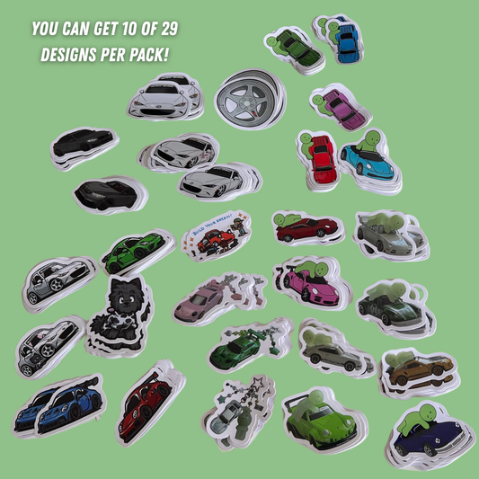 10 PC Variety Sticker Pack