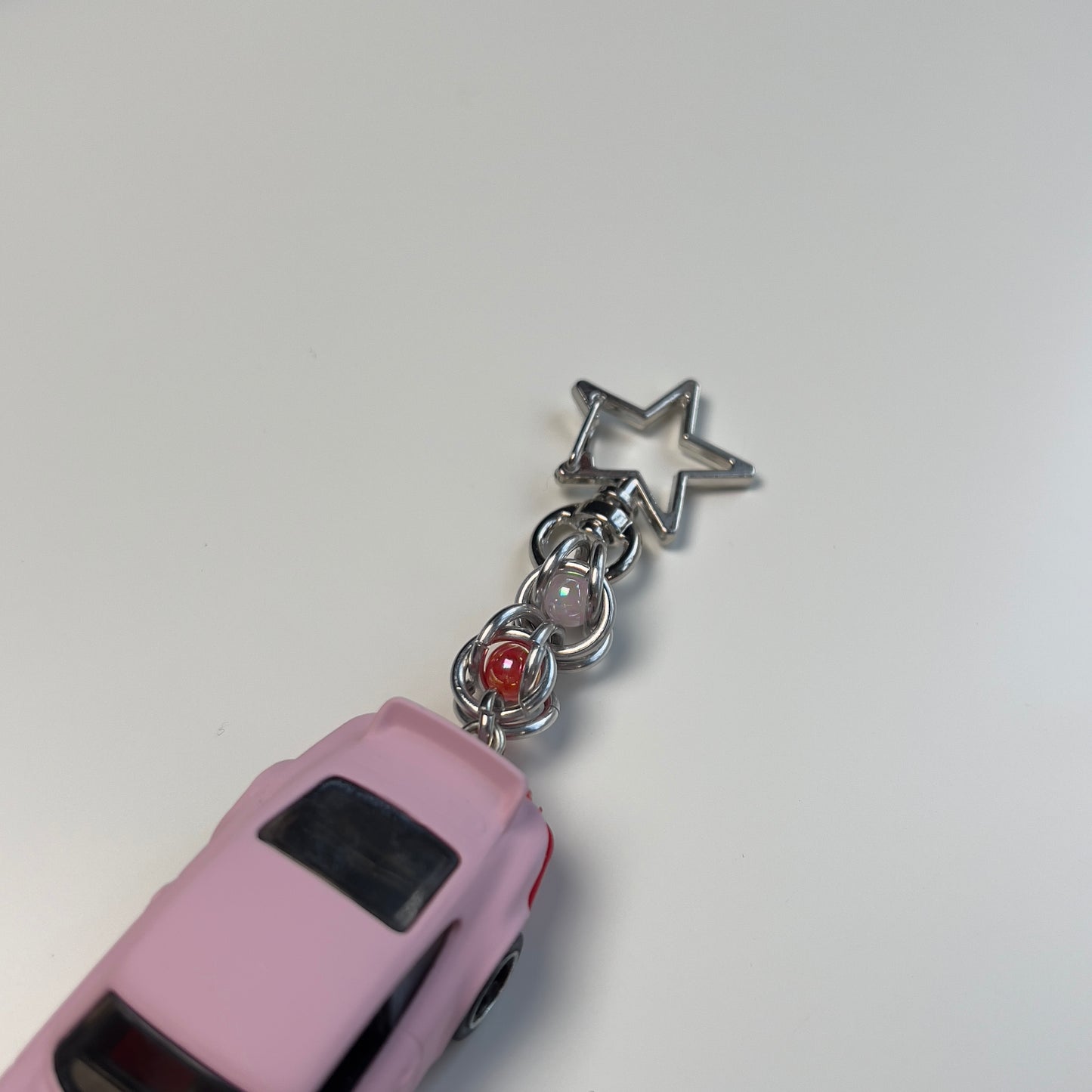 Porsche 911 Carrera RS 2.7 Beaded Keychain