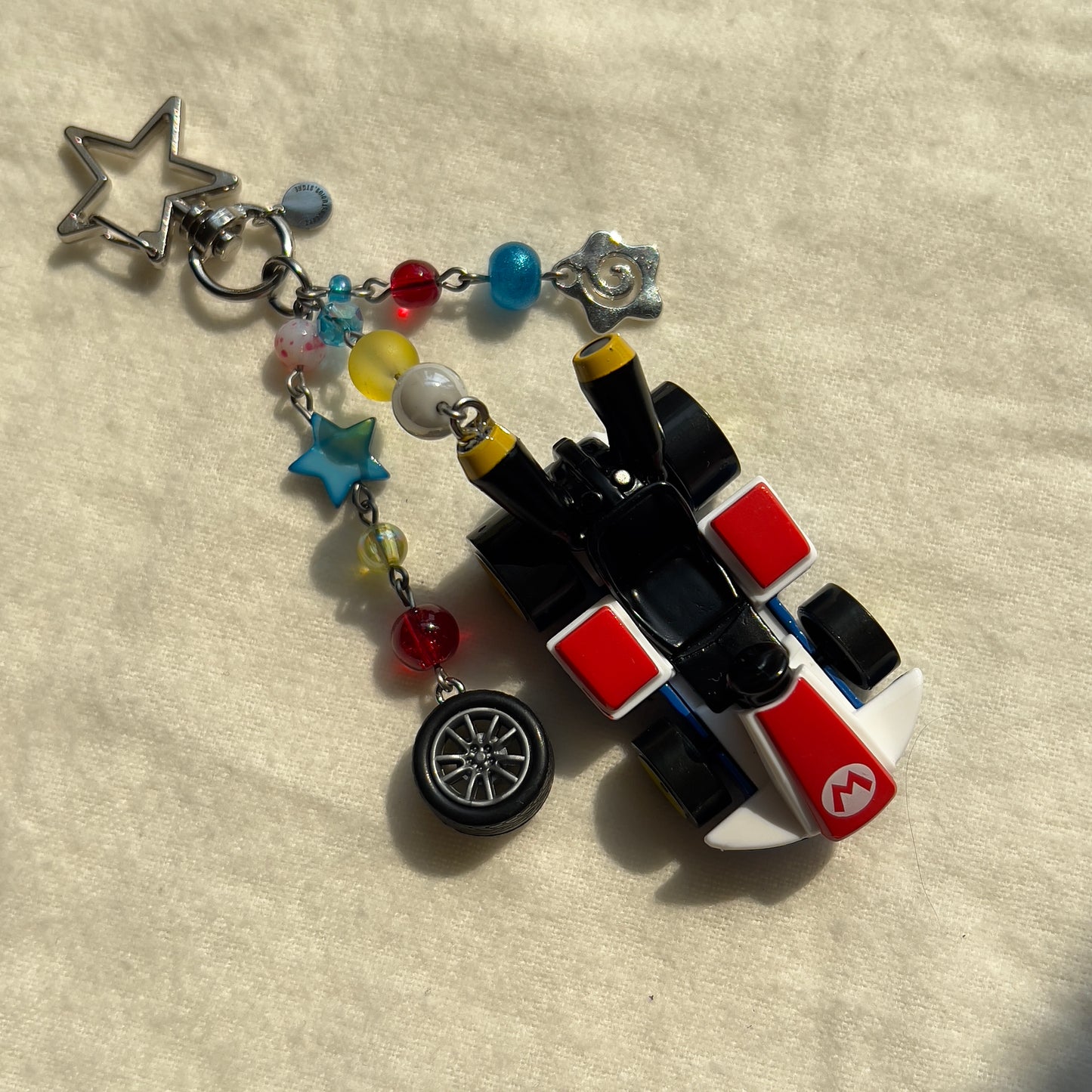 Standard Kart Beaded Keychain