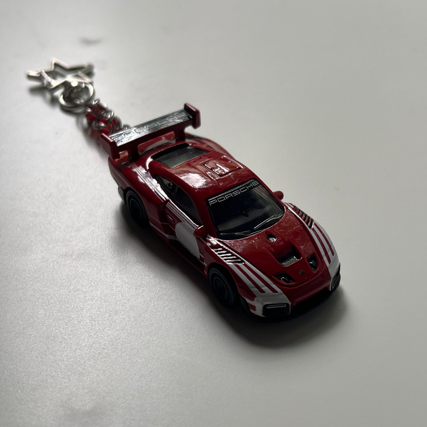 Porsche 935 Beaded Keychain