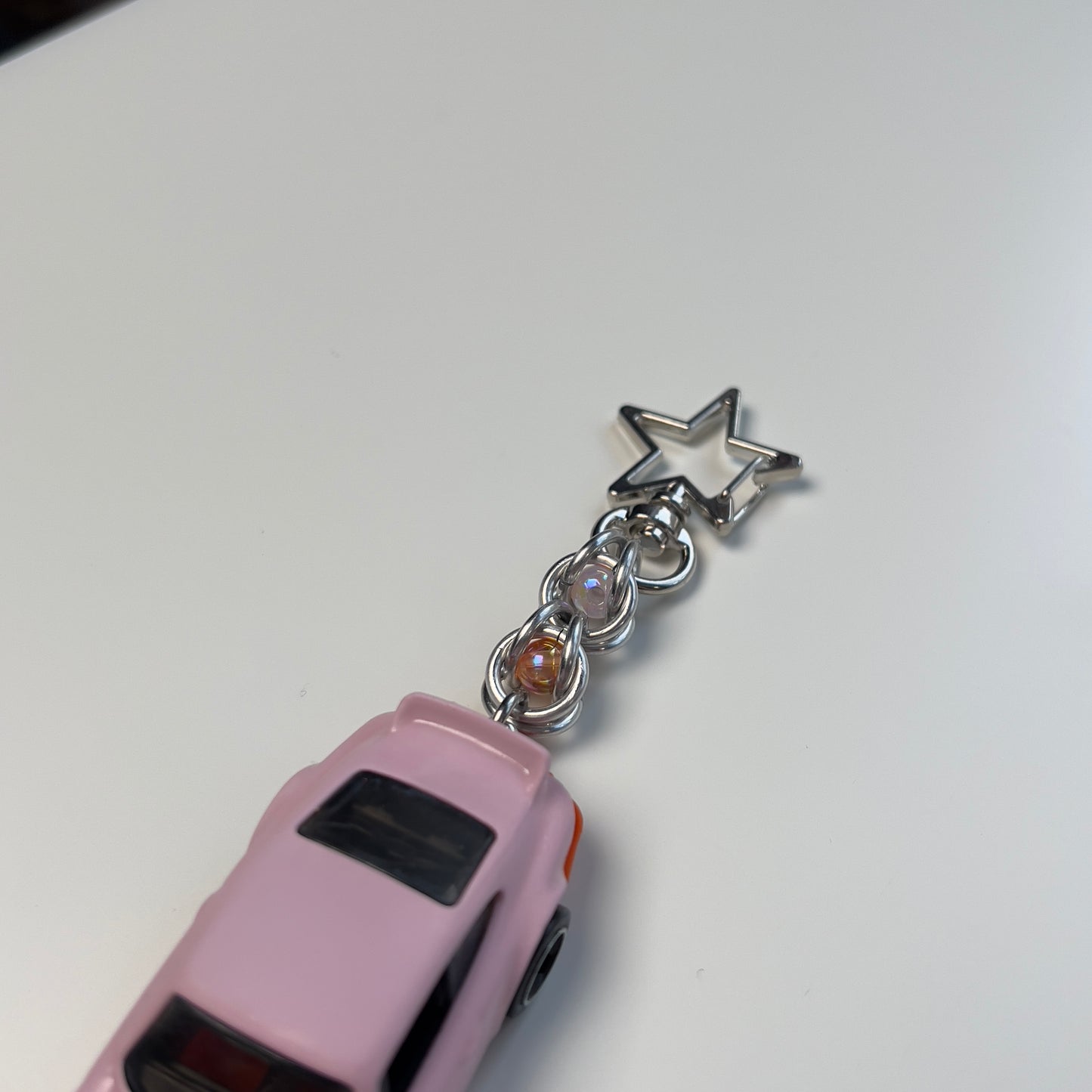 Porsche 911 Carrera RS 2.7 Beaded Keychain