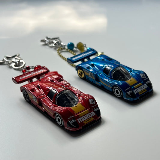 Mazda 787B Beaded Keychain