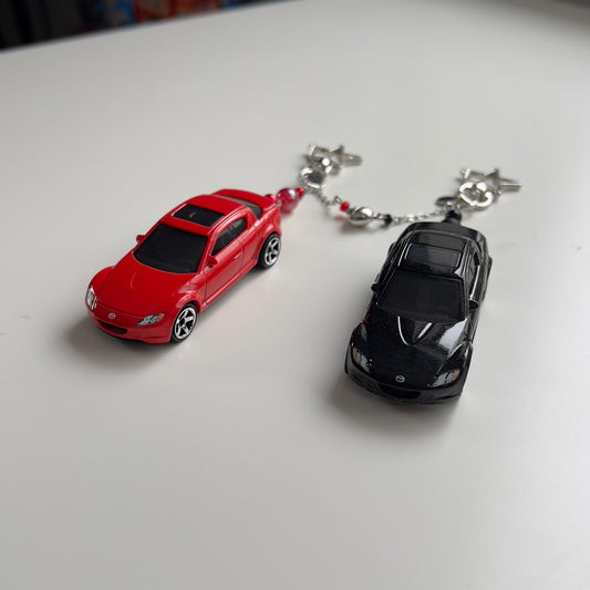 Mazda RX-8 Matching Beaded Keychains