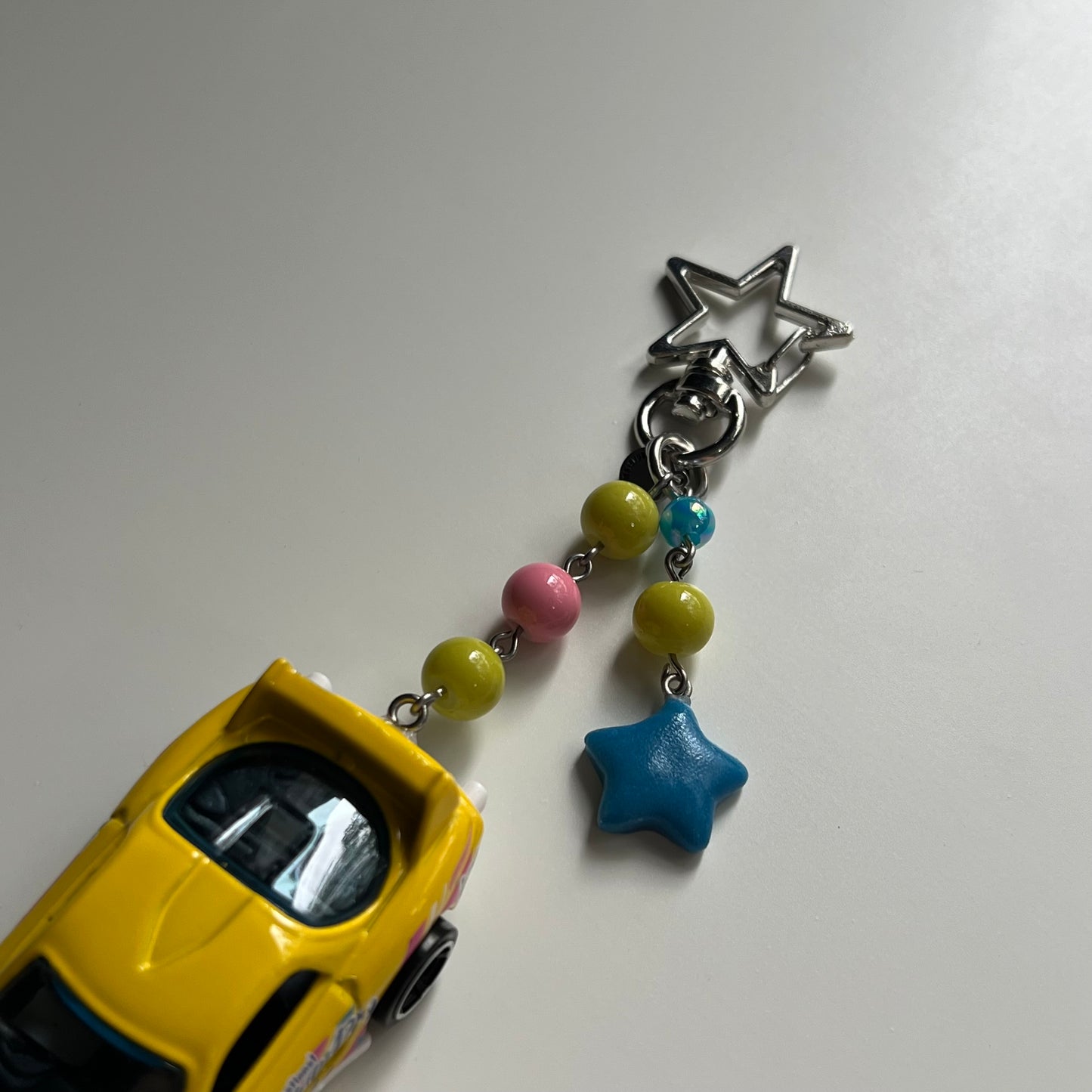 24 Seven Beaded Keychain