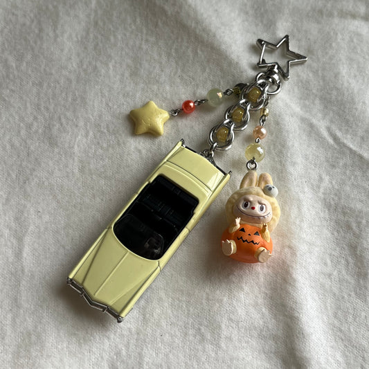1975 Cadillac Eldorado x Halloween Monster Beaded Keychain