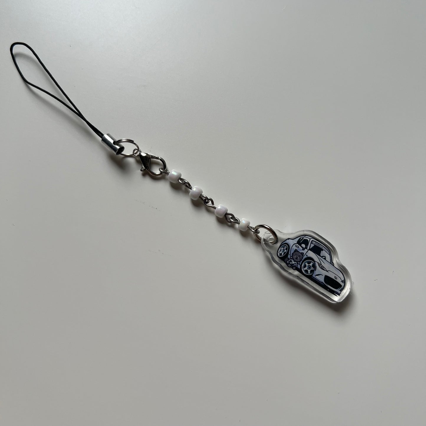 ND RF Miata Beaded Phone Charm