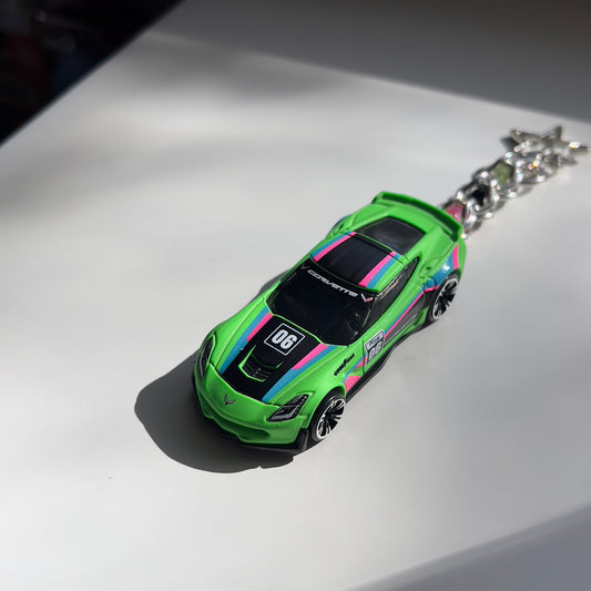 Corvette C7 Z06 Beaded Keychain