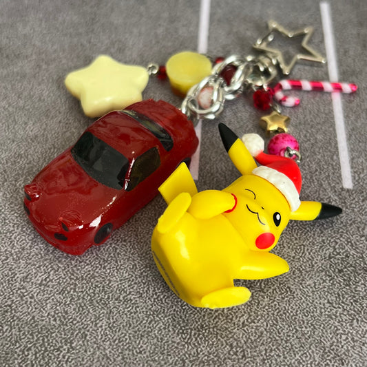 NA Miata x Pika Beaded Keychain