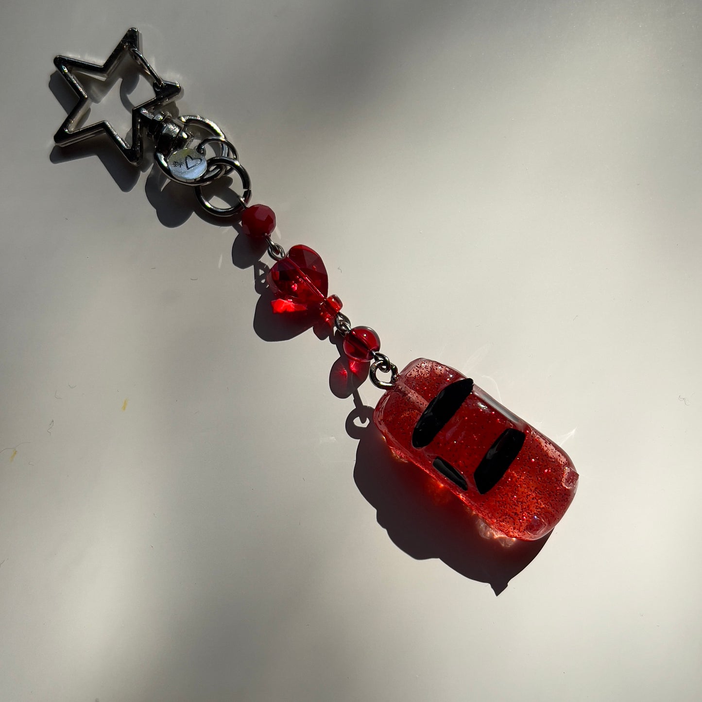 Bleep Blop Miata Beaded Keychain