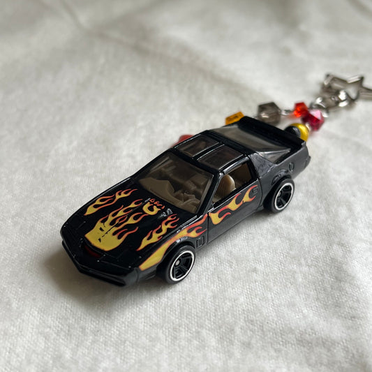 K.I.T.T. Beaded Keychain