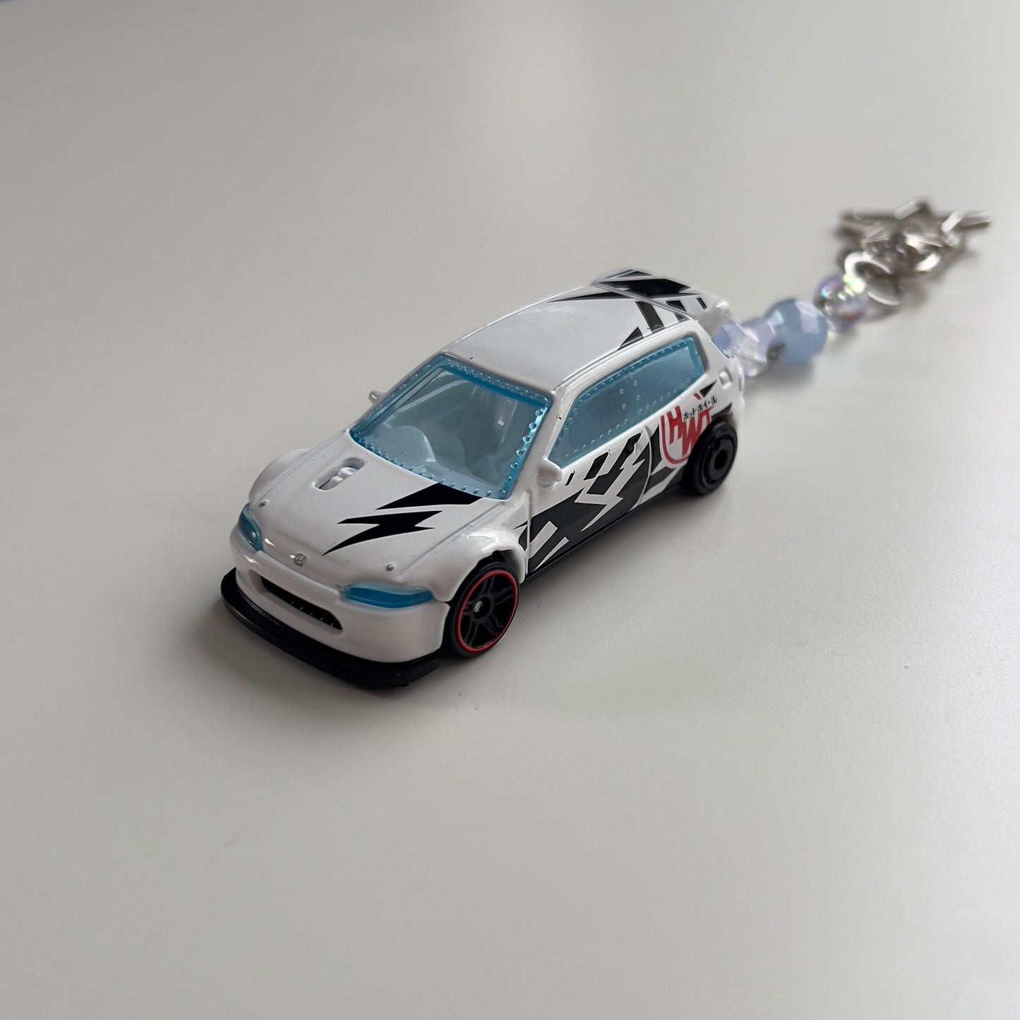 Honda Civic Custom Beaded Keychain