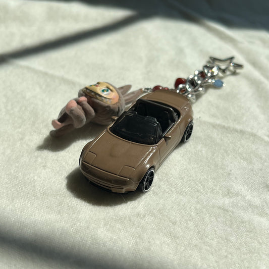 NA Miata x Monster Beaded Keychain