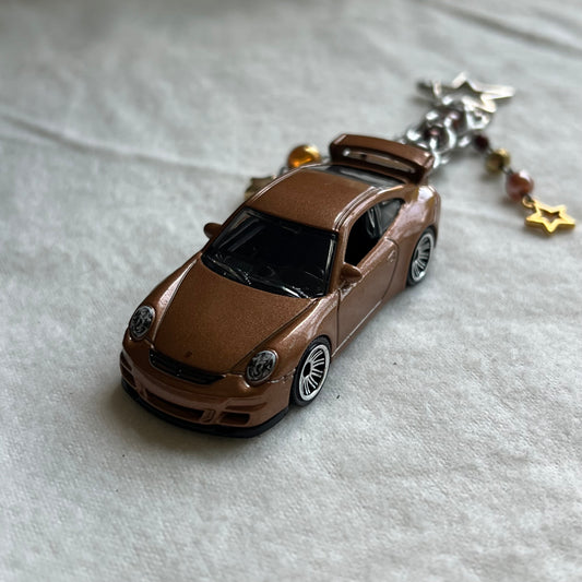 Porsche 911 GT3 Beaded Keychain