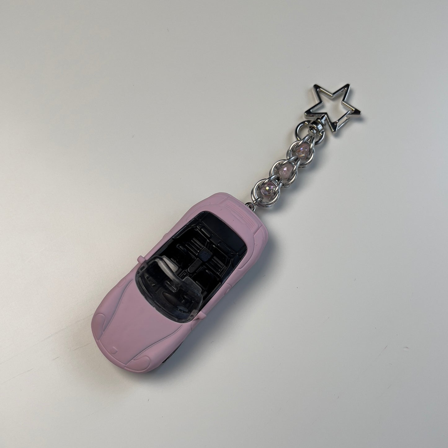 Porsche 911 Carrera Cabriolet Beaded Keychain