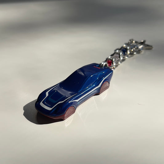 Coupe Clip Beaded Keychain