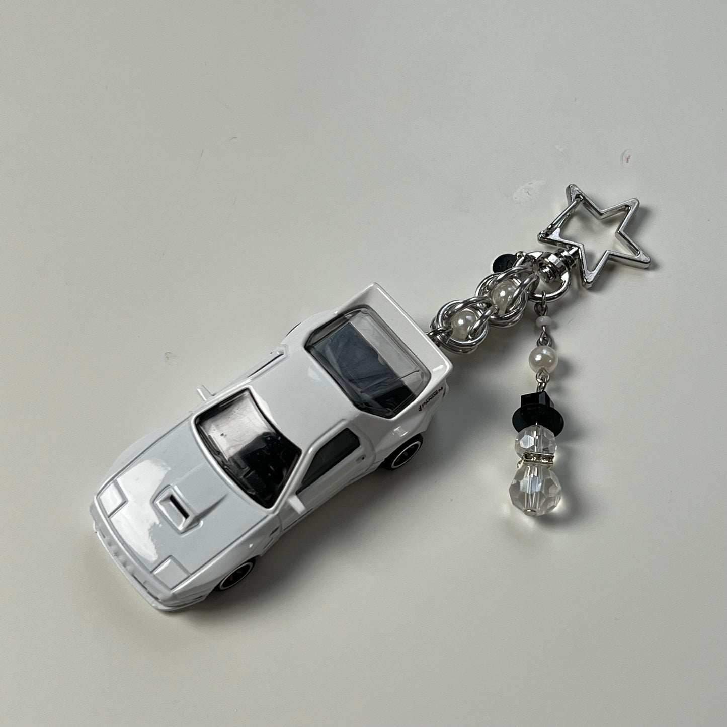 Mazda RX7 FC Pandem Beaded Keychain